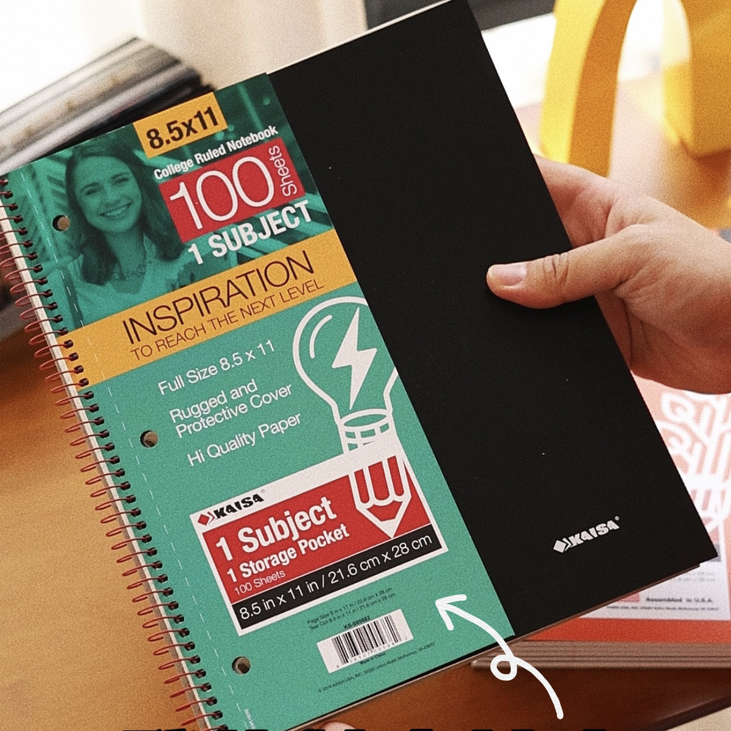 凯萨kaisa灵感系列成人礼美式笔记本加厚3科目高颜值复古考研本子