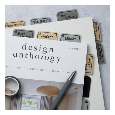 进口彩色不干胶标签贴文创Bookaroo便利贴纸节日送礼物手帐索引