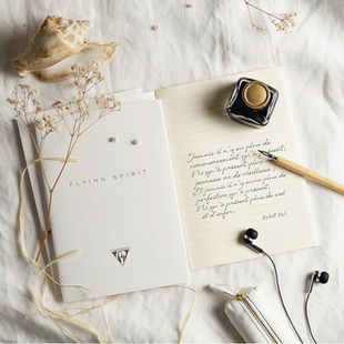 法国Clairefontaine克莱方丹羊皮笔记本复古皮质手账本记事本A5