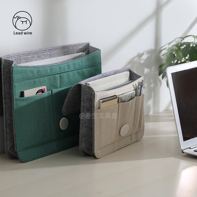 Kingjim锦宫收纳包笔袋手提包便携多层文件包14寸电脑包办公收纳