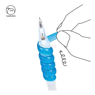 日本kutsuwa可慈王学生护手握笔器正姿铅笔用硅胶握笔器矫正握姿