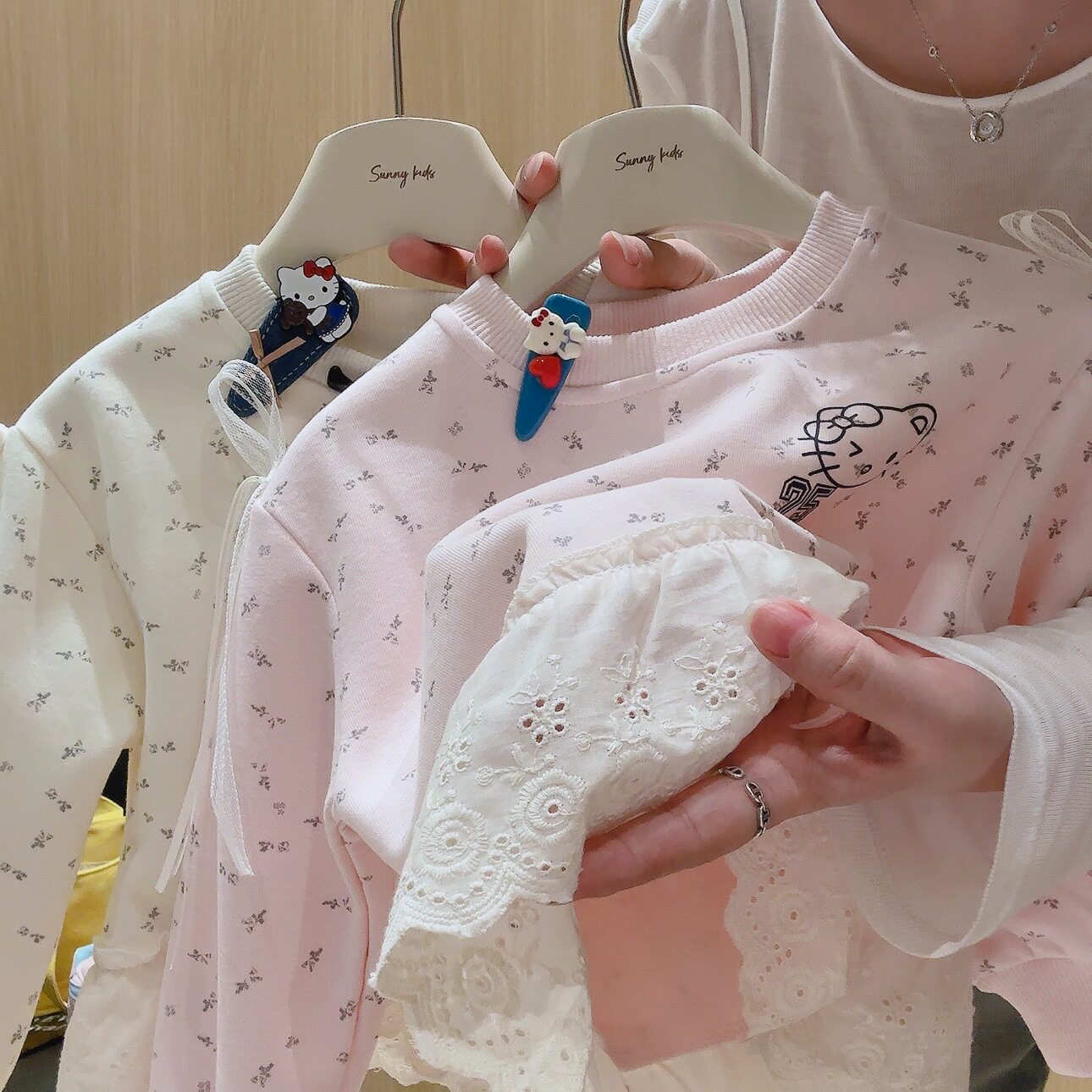 女童卫衣打底裤套装韩版中小童可爱洋气两件套小女孩春秋套装图片
