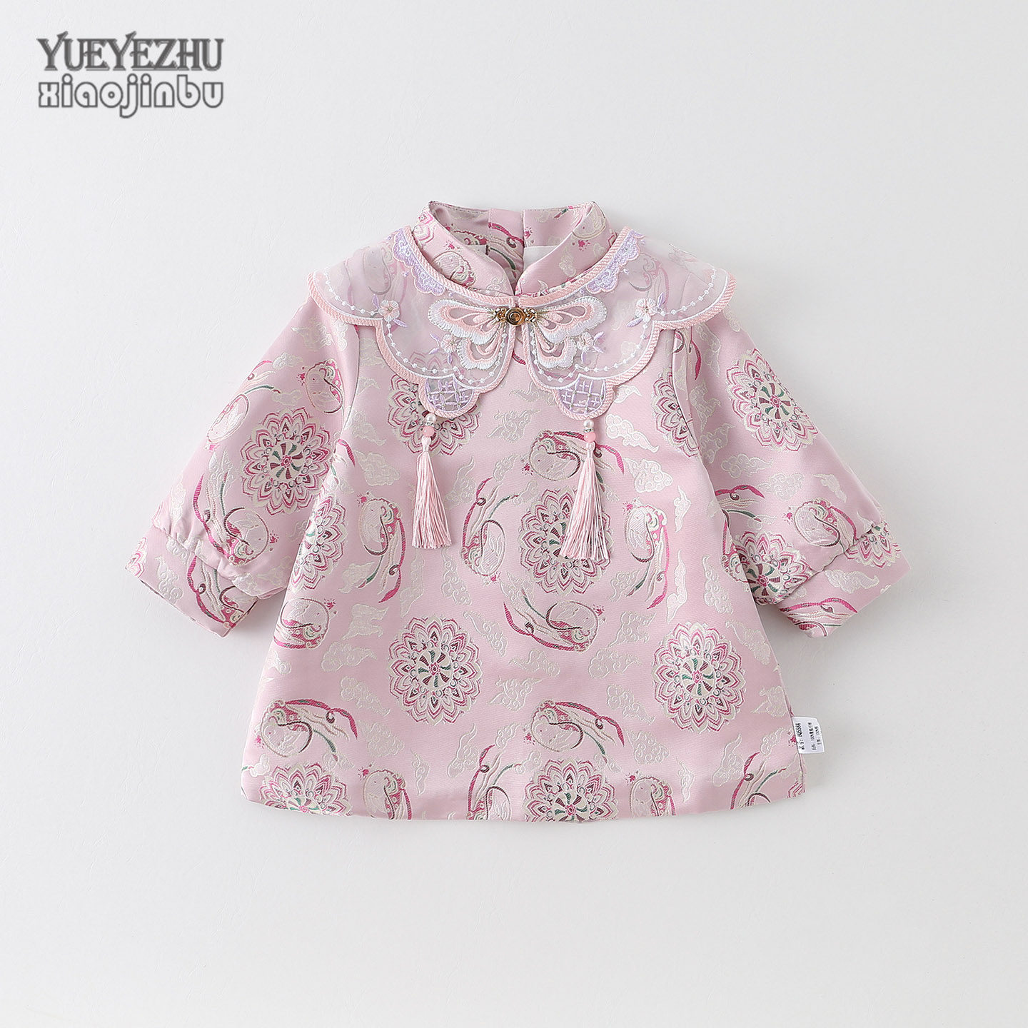 婴幼儿春秋周岁礼服旗袍图片
