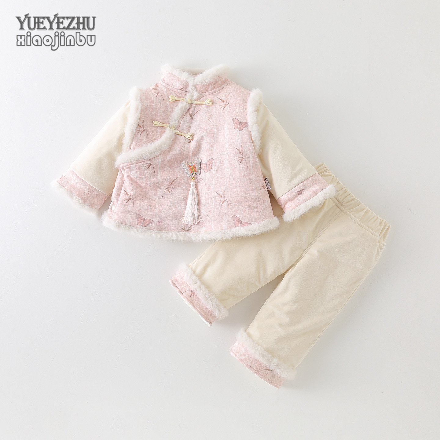 婴幼儿中式秋冬两件套