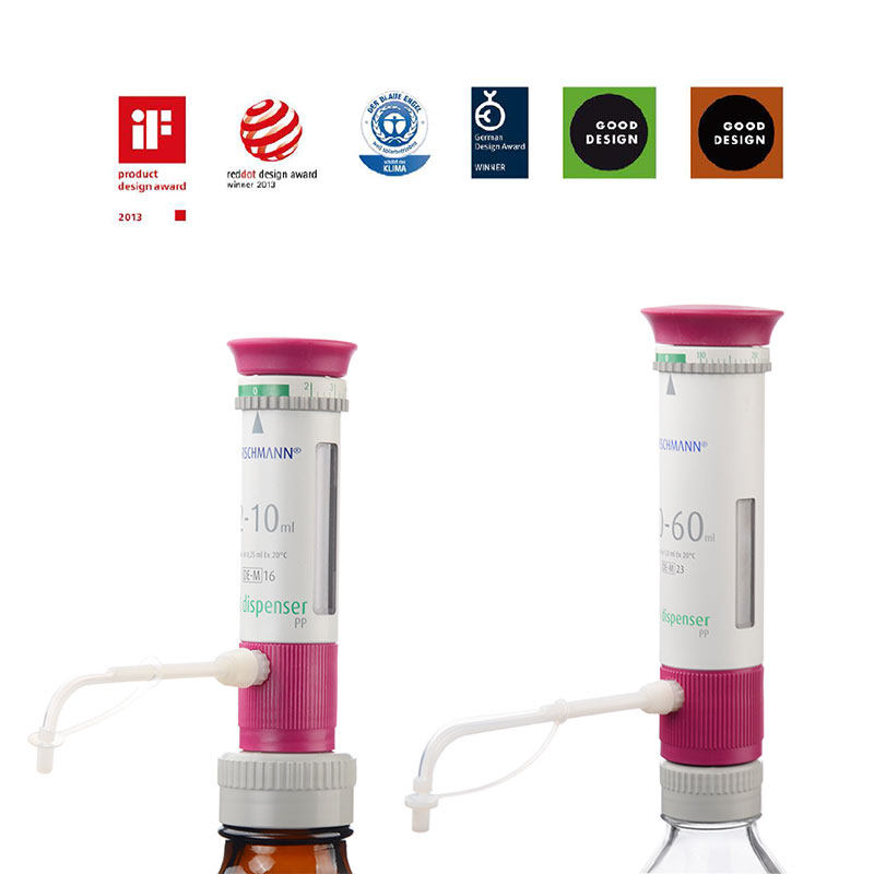 赫施曼EM通用型数字瓶口分配器2-10/10-60ml大容量移液器德国进口