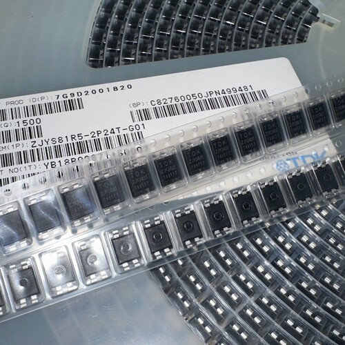 ZJYS81R5-2P24T-G01 丝印ZJY2401进口贴片共模滤波器扼流圈电感器