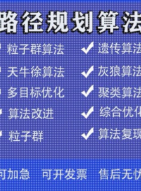 matlab路径规划遗传蚁群粒子群算法代做Python强化学习多目标优化
