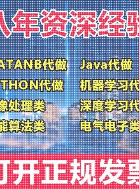 matlab代码帮做代编程序代做python覆现算法彷真编写图像信号处理