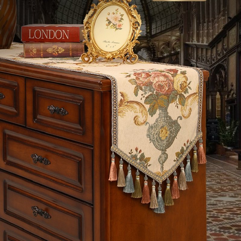 高档奢华桌旗茶几电视柜通用