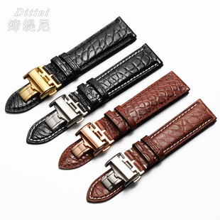 鳄鱼皮表带代用浪琴longines-名匠系列 L2.628.4.78.3 机械男表带