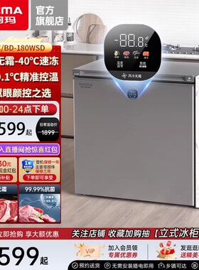 澳柯玛BC/BD-180WSD家用卧式冷柜冰柜风冷-40℃超低温官方旗舰店