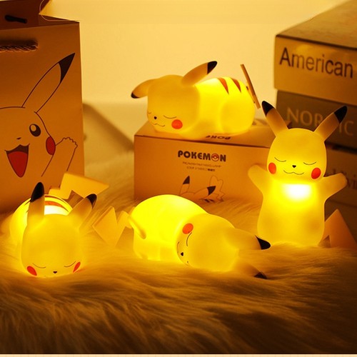 皮卡丘礼品礼物床头神奇宝贝摆件宝可梦氛围灯宠物小精灵小夜灯