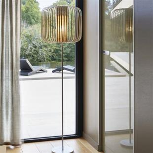 日式竹艺落地灯新中式竹编禅意民宿会所客厅卧室书房茶室落地台灯