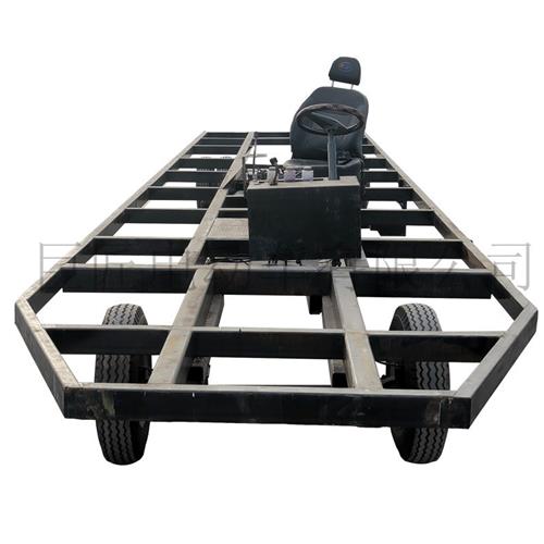 定制生产巡游花车底盘游乐园观光彩车庆典底盘四轮底盘车架厂家