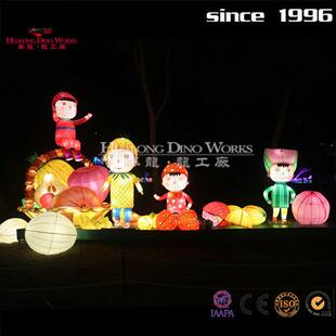 年新春花灯源头工厂大型彩灯灯组春节元 宵节灯会展览美陈.