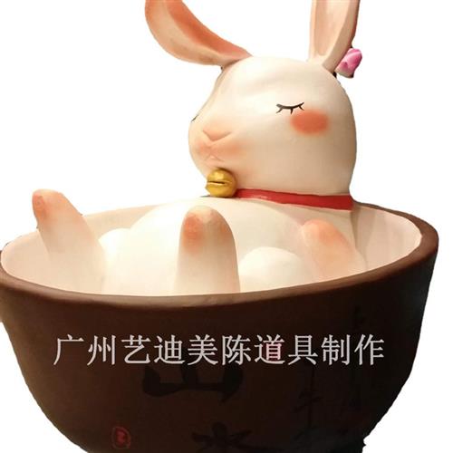 玻璃钢卡通人物雕塑邮递员橱窗美陈泡沫酒吧咖啡厅网红店装饰