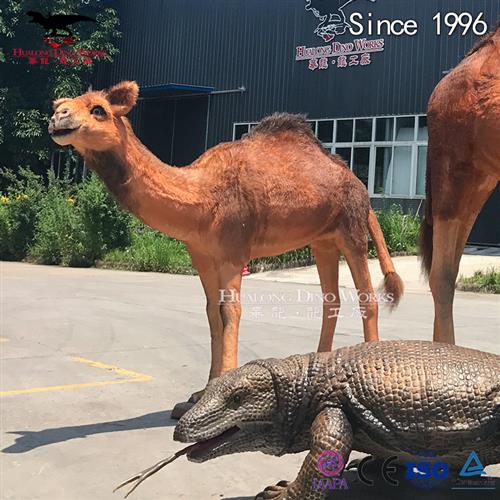 机械模型电动设计仿真动物大型工厂不夜城中庭新款创意摆件