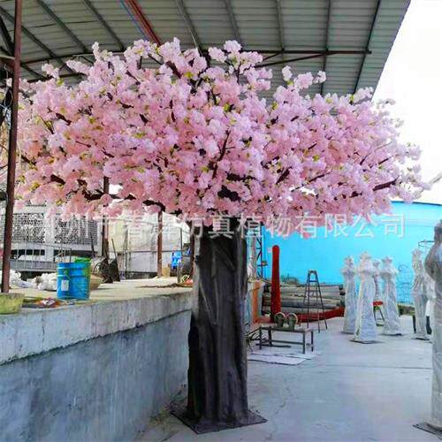 河南仿真樱花树大型樱花树婚庆装饰品加密樱花树樱花枝厂家定制