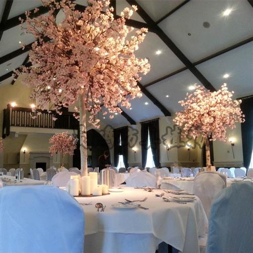 仿真樱花树许愿树仿真花假树婚庆造景绿植室内装饰户外大型桃花树