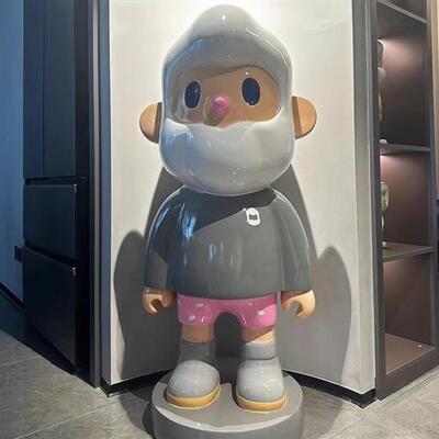 网红Farmerbob男朋友雕塑卡通公仔家里客厅卧室装饰品落地大摆件