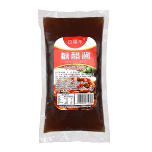 逗嘴乐糖醋酱1kg*12袋商用袋装糖醋排骨酱烤肉拌饭鸡块蘸酱酸甜酱