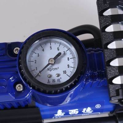 嘉西德0377双缸车载充气泵便携汽车轮胎打气泵12v车用电动加气机