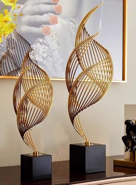 风声水起摆件金属海螺家居客厅电视柜酒柜摆设装饰品玄关高档欧式