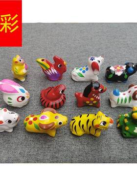 泥塑泥人浚县泥咕咕鹤壁杨圯屯十二生肖淮阳泥泥狗非遗手艺泥哨