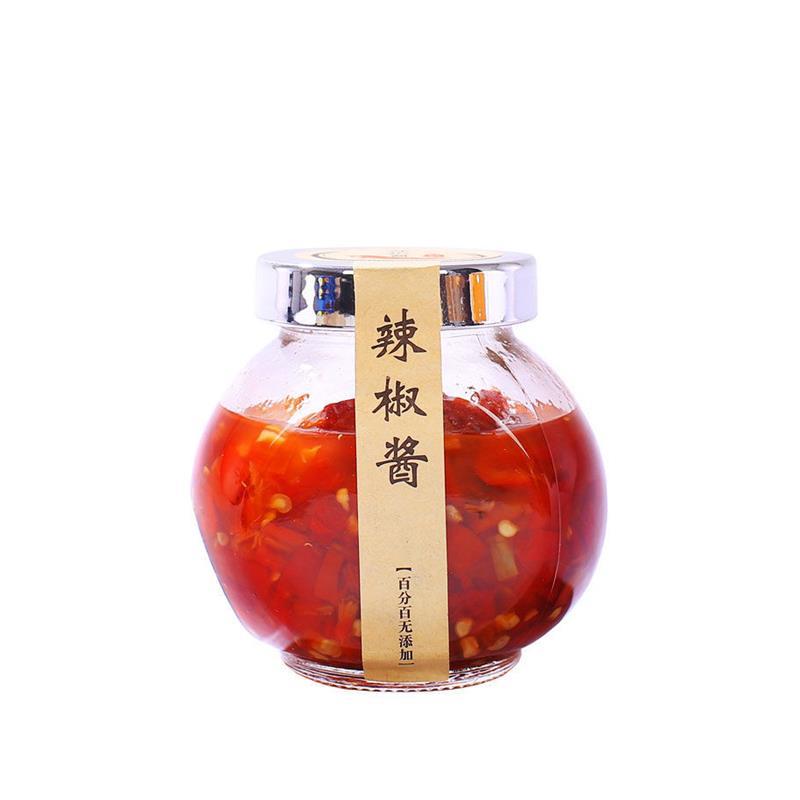 食品级调料罐防潮玻璃密封罐咸菜蜂蜜瓶家用带盖花椒八角小储物罐