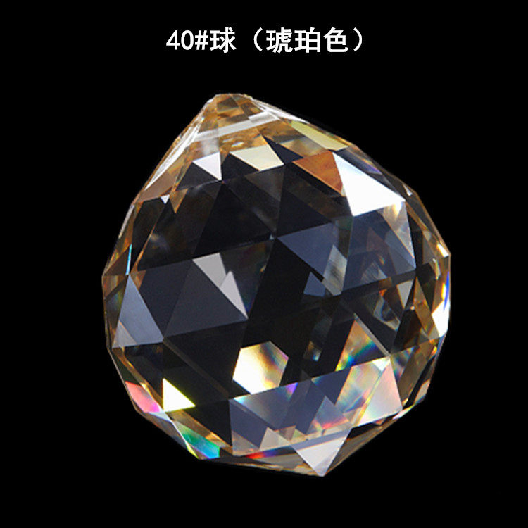 水晶球水晶灯具玻璃配件钻石球一级40#玻璃球灯饰球门帘吊坠