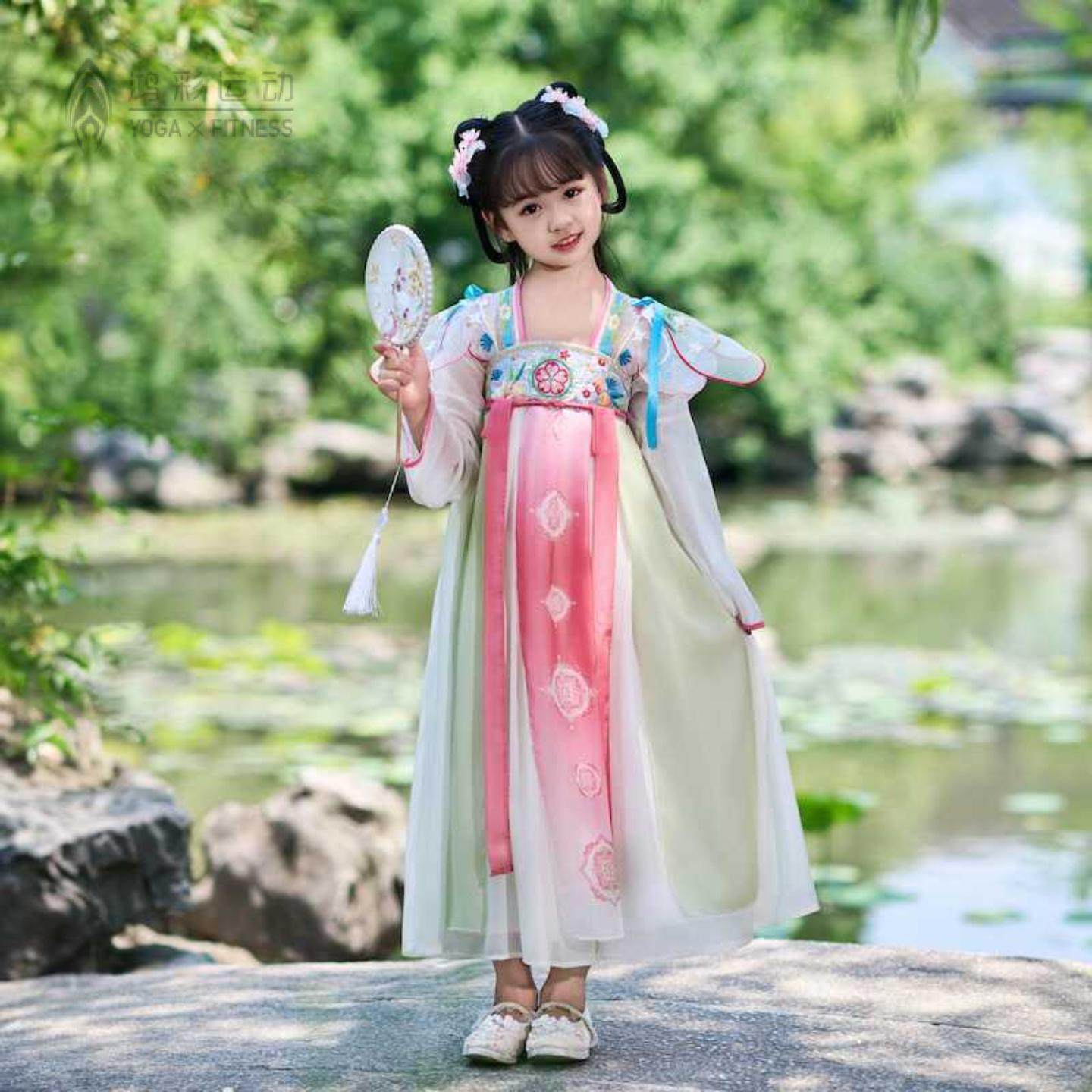 女童汉服2026新款唐装古风连衣裙子刺绣襦裙儿童汉服,童装/婴儿装/亲子装,汉服,淘宝优惠券,粉丝福利购,淘宝优惠卷