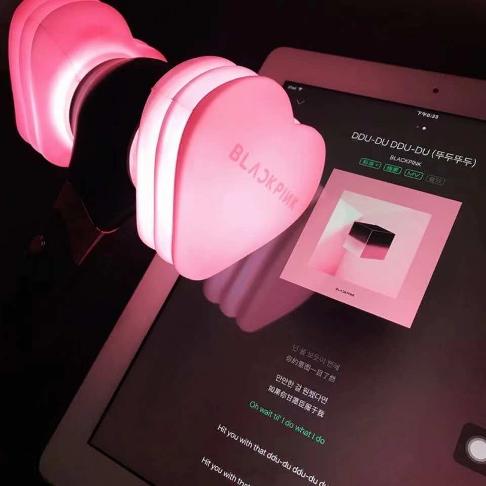 二代粉锤blackpink应援棒应援物钥匙扣三夏社K4银标官方正品锤卡