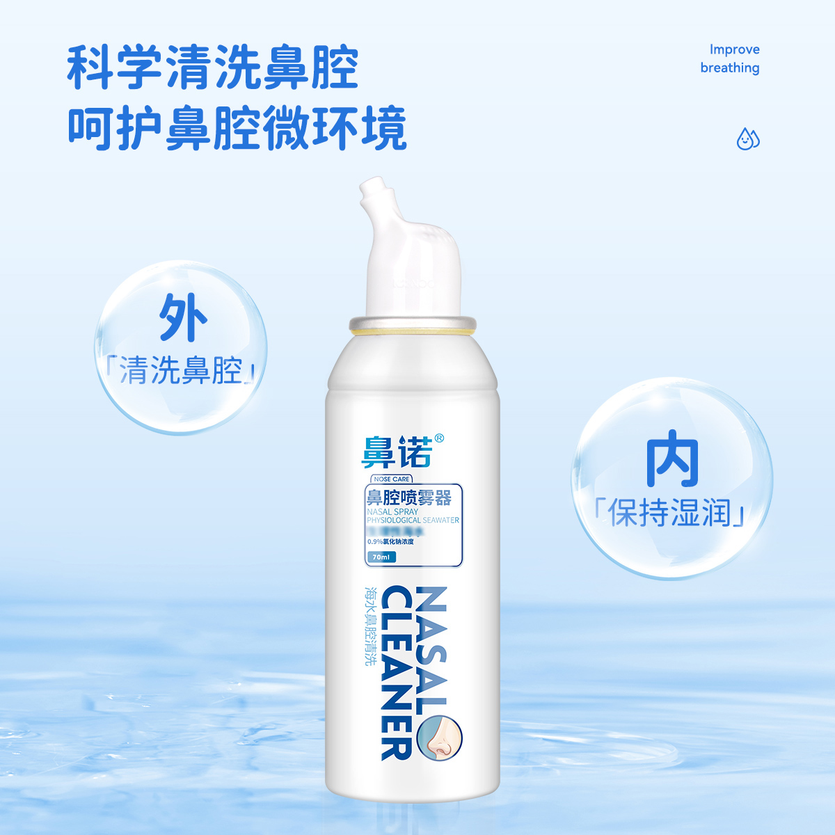 鼻诺生理盐水高渗鼻腔喷雾器