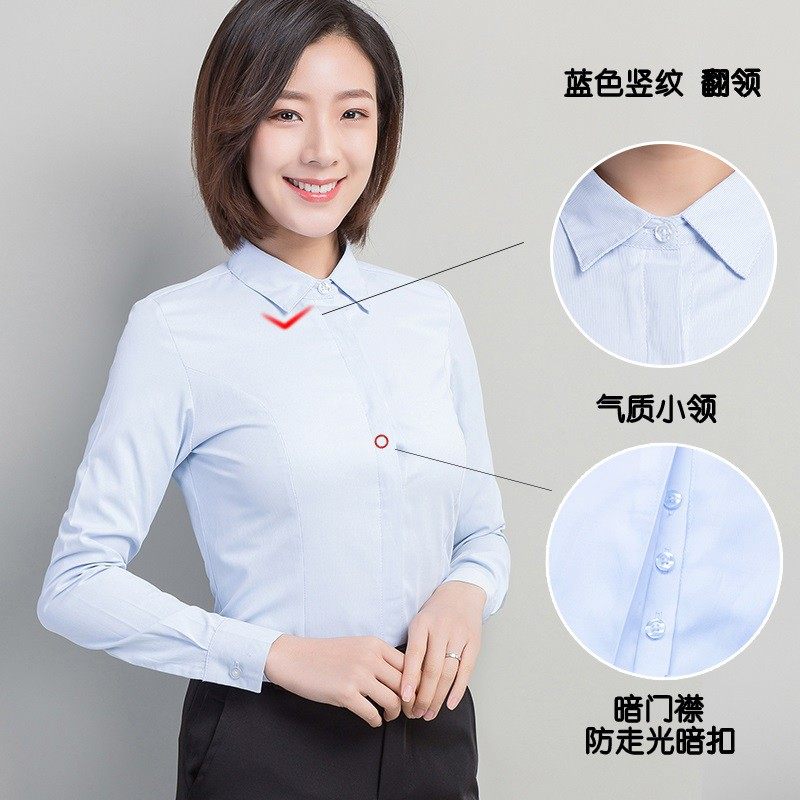上班纯白正式浅色工装卡通立领加绒衬衣女搭配保暖职业加厚复古风|ruв категории Женская одежда, рубашка - от Buy2taobao.com для оказания профессиональной услуги покупки агента Taobao