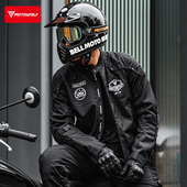 备四季 冬季 摩托骑行服防摔保暖赛车服机车摩旅骑士装 夹克上衣外套