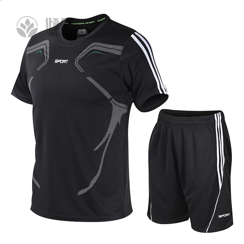 运动套装男短袖运动服青少年短裤