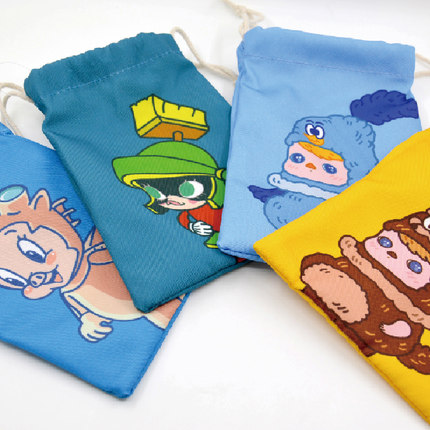 Soap Studio华纳正版授权动画周边 印花抽绳束口袋旅行整理收纳袋