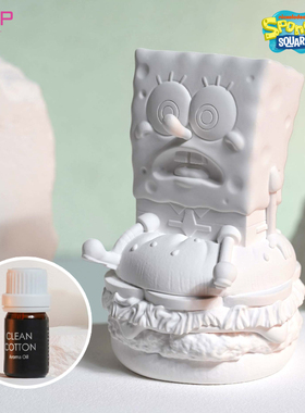 Soap Studio尼克动画海绵宝宝派大星香薰扩香石潮玩家具摆件卧室
