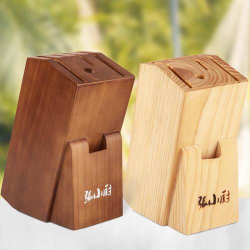 新疆包邮实房木厨置物座架刀新款多功TWJ能刀家用放菜架收纳刀架