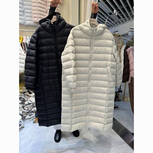 排骨长款棉服时尚女过膝2026冬季新款泡芙连帽高级保暖到脚踝外套