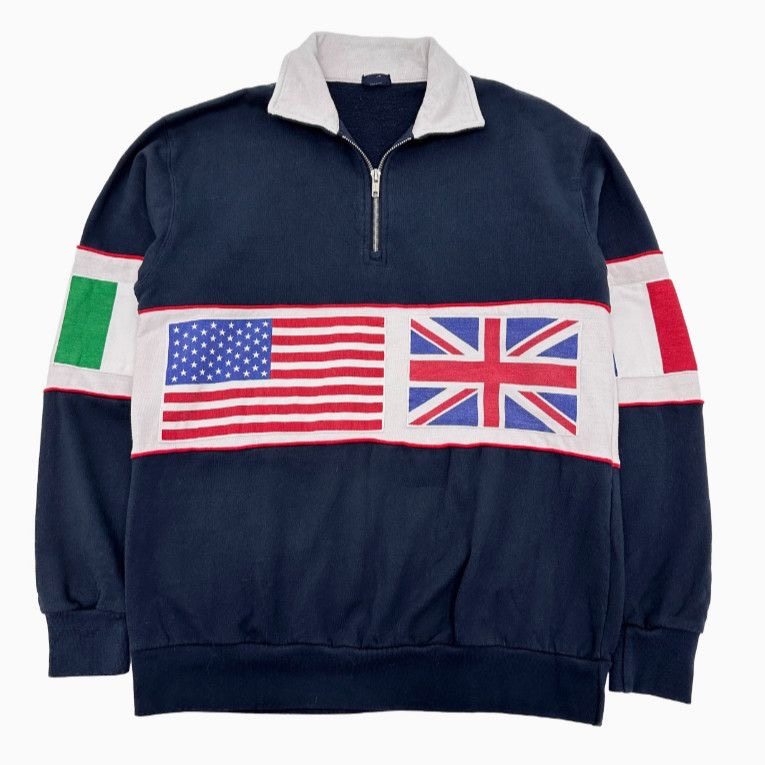 亚马逊美式复古字母印花翻领卫衣女秋新款设计感小众宽松休闲百搭