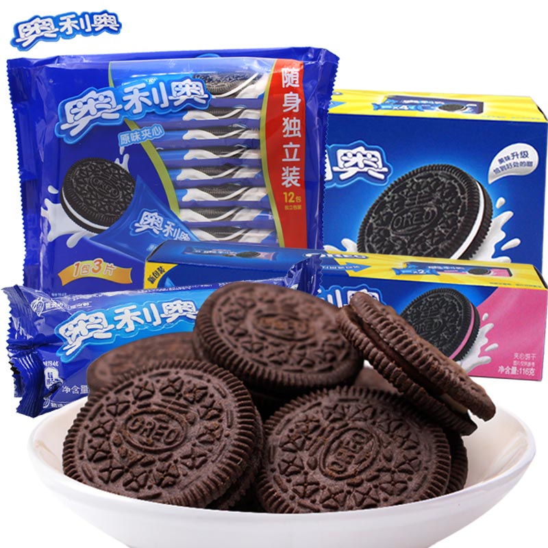 亿滋58g多口味夹心饼干
