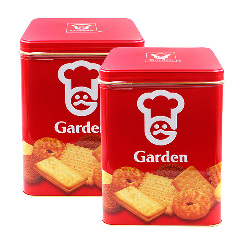 嘉顿家庭什锦饼干1380g曲奇饼干礼盒装零食多口味混合整箱早餐小