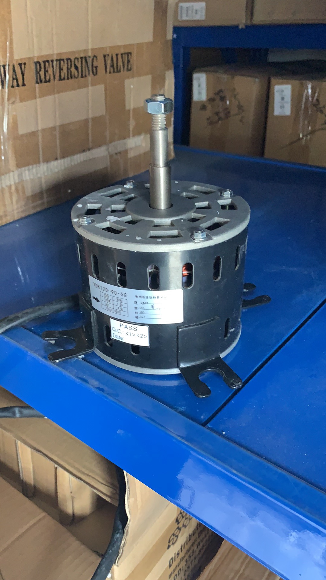适用空调风扇单相交流异步外电动机YDK120-80-6B YDK80-6B反转80w
