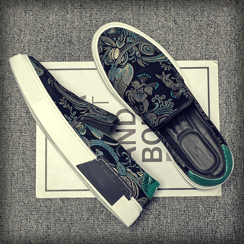 欧洲站男士百搭休闲风真皮乐福鞋