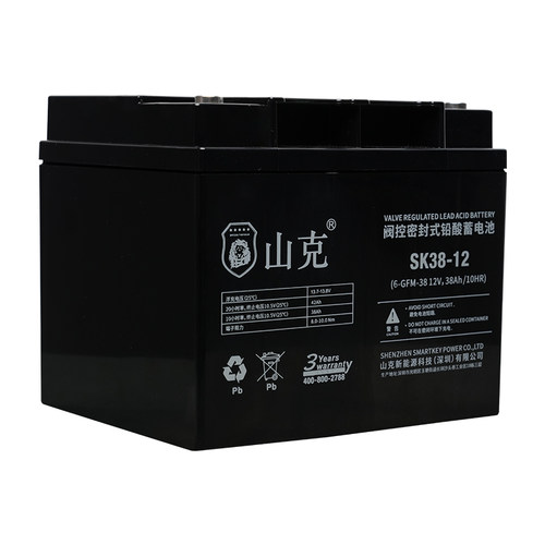 ups12V38A蓄电池山克免维护