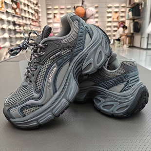 乔丹厚底增高网面老爹鞋2025秋季运动休闲轮胎女鞋QDL042254425