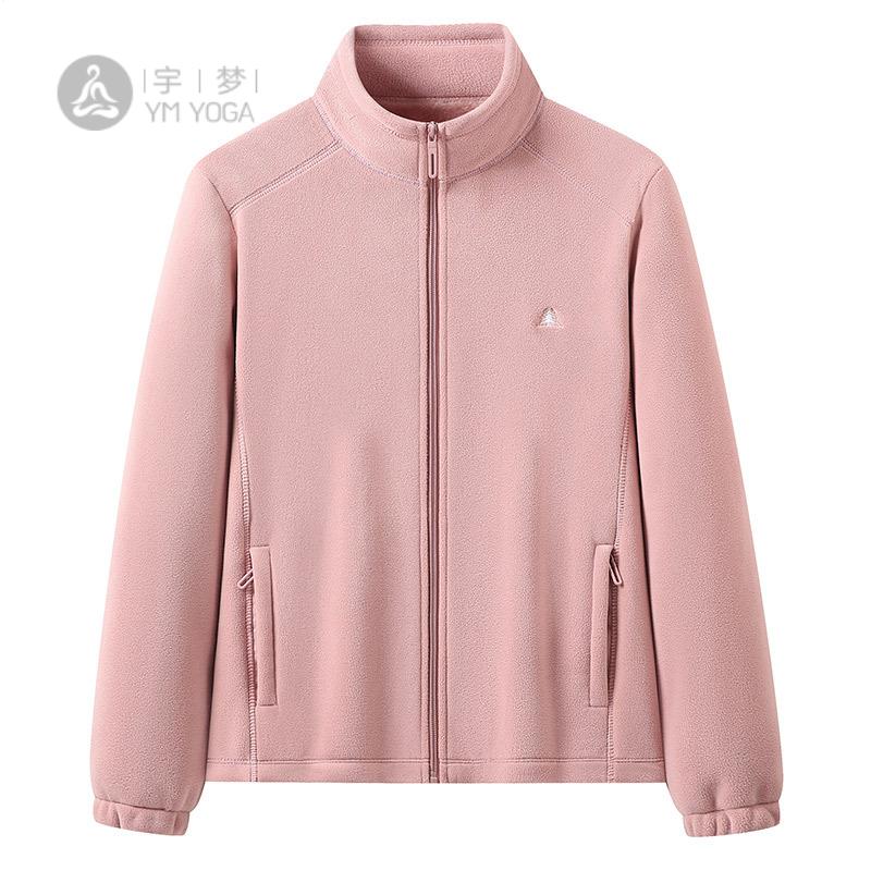 女款超厚奥粒绒抓绒衣秋冬季保暖