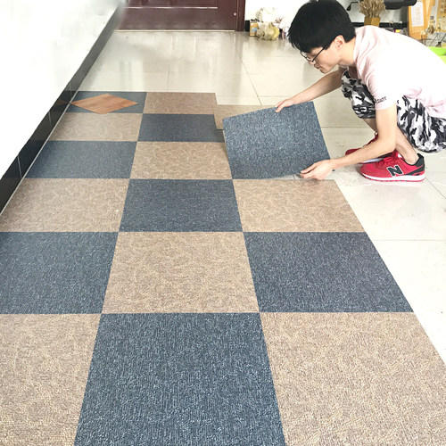 加厚pvc自粘仿真厨房防水地板贴
