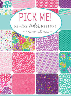 进口高档纯棉DIY手工拼布  Pick Me 22490布组